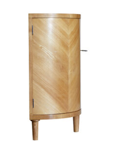 Swedish Mid 20th Century Low Sideboard with Bookcase — thumbnail 4