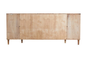 Swedish Mid 20th Century Low Sideboard with Bookcase — thumbnail 5