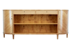 Swedish Mid 20th Century Low Sideboard with Bookcase — thumbnail 1
