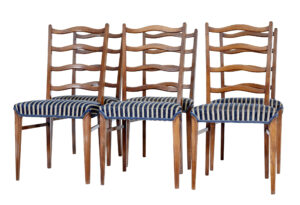 Set of 6 Mid Century Dining Chairs by Alex Hammarlin Flen — thumbnail 2