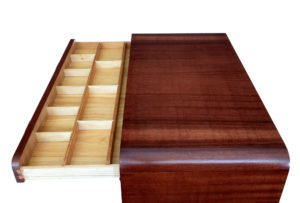 Scandinavian Mid 20th Century Mahogany 6 Drawer Chest — thumbnail 2