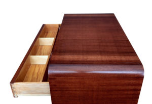 Scandinavian Mid 20th Century Mahogany 6 Drawer Chest — thumbnail 3