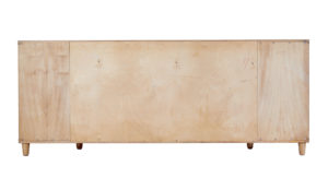 Swedish Mid 20th Century Elm Low Open Bookcase — thumbnail 5