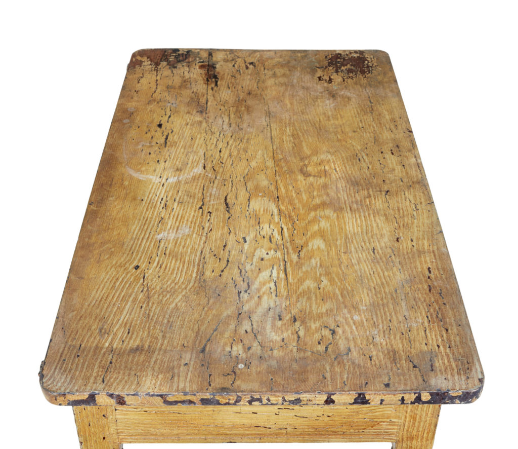 Scandinavian Mid 19th Century Painted Pine Side Table — image 2