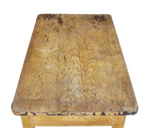 Scandinavian Mid 19th Century Painted Pine Side Table — thumbnail 2