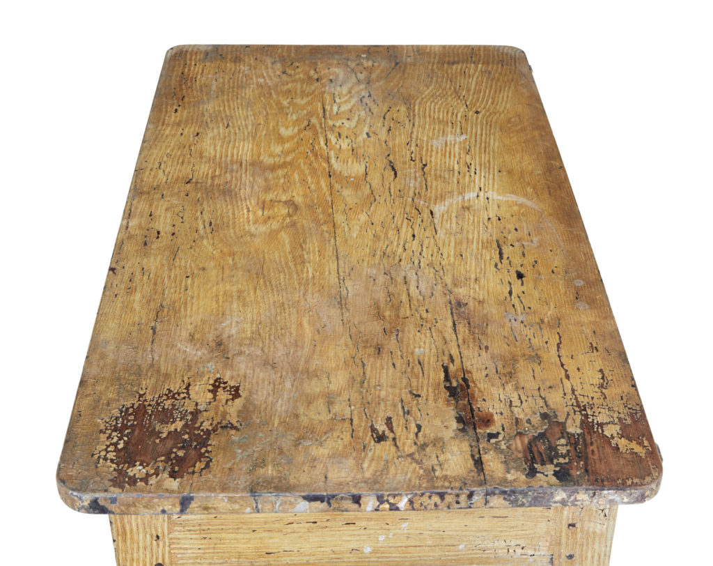 Scandinavian Mid 19th Century Painted Pine Side Table — image 3