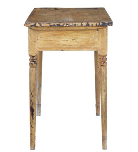 Scandinavian Mid 19th Century Painted Pine Side Table — thumbnail 4