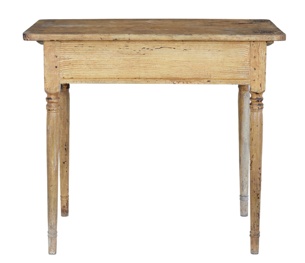 Scandinavian Mid 19th Century Painted Pine Side Table — image 7