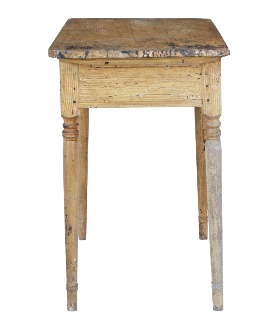 Scandinavian Mid 19th Century Painted Pine Side Table — image 6