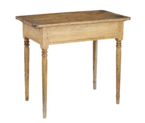 Scandinavian Mid 19th Century Painted Pine Side Table — thumbnail 1