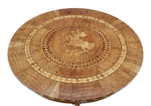 19th Century Italian Inlaid Sorrento Occasional Table — thumbnail 4
