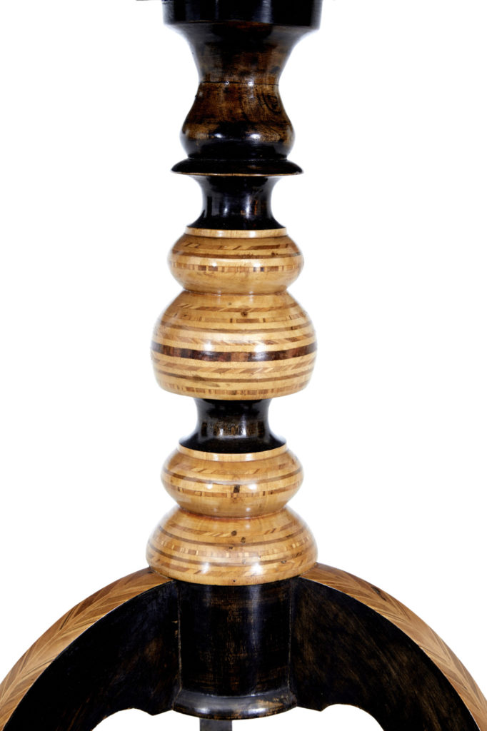 19th Century Italian Inlaid Sorrento Occasional Table — image 5