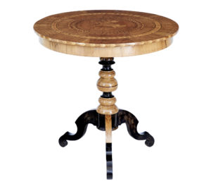 19th Century Italian Inlaid Sorrento Occasional Table — thumbnail 1