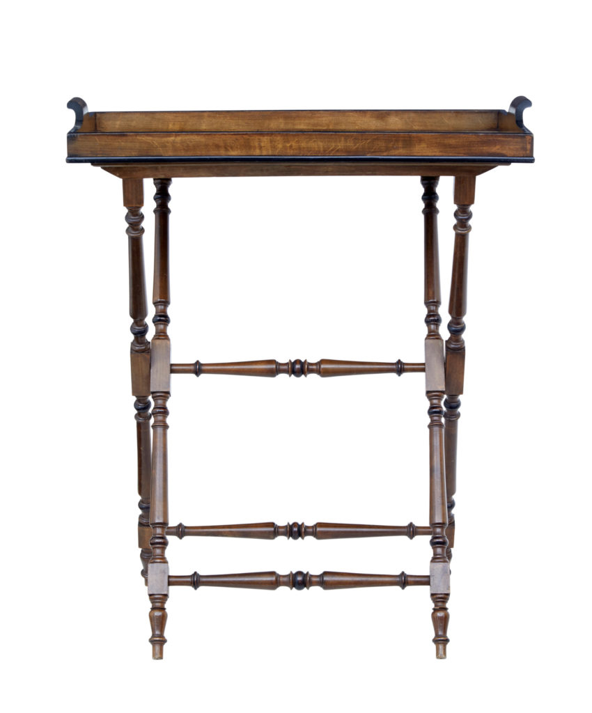 1920's Birch Butlers Tray on Stand — image 5
