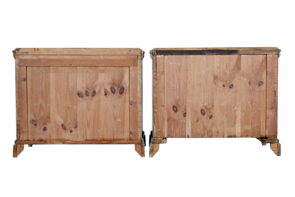 Pair of Swedish 19th Century Painted Green Commodes — image 7