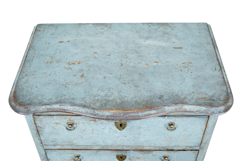Pair of 19th Century Small Painted Chest of Drawers — image 4