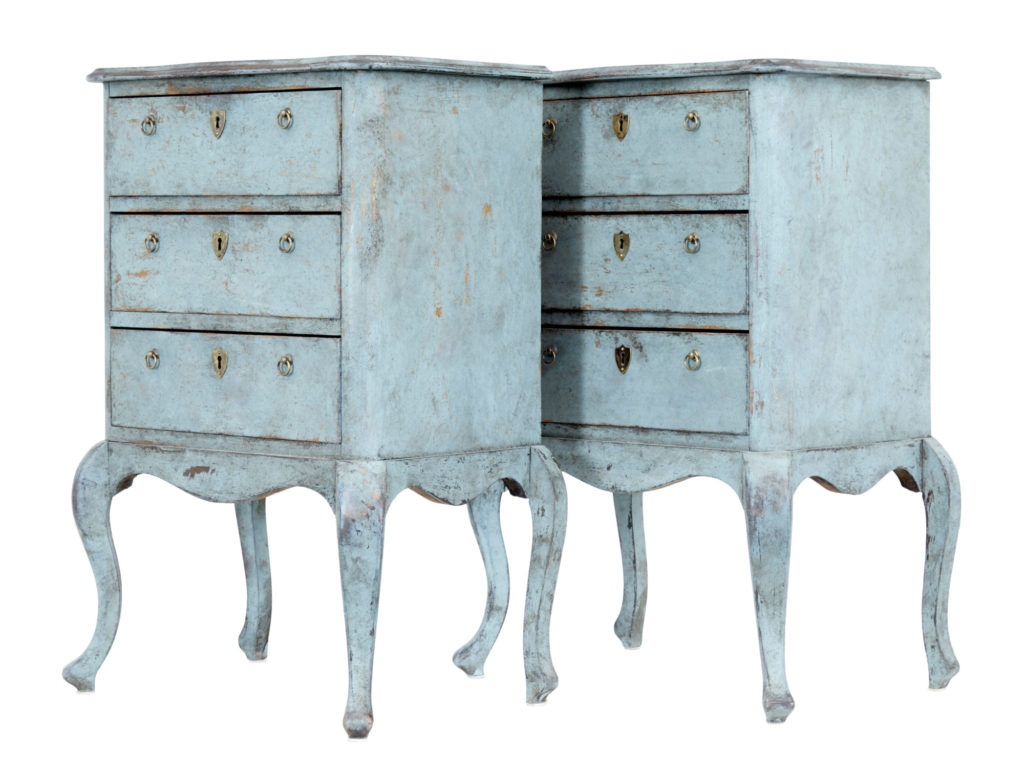 Pair of 19th Century Small Painted Chest of Drawers — image 5