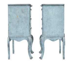 Pair of 19th Century Small Painted Chest of Drawers — thumbnail 6