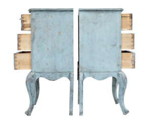 Pair of 19th Century Small Painted Chest of Drawers — thumbnail 8