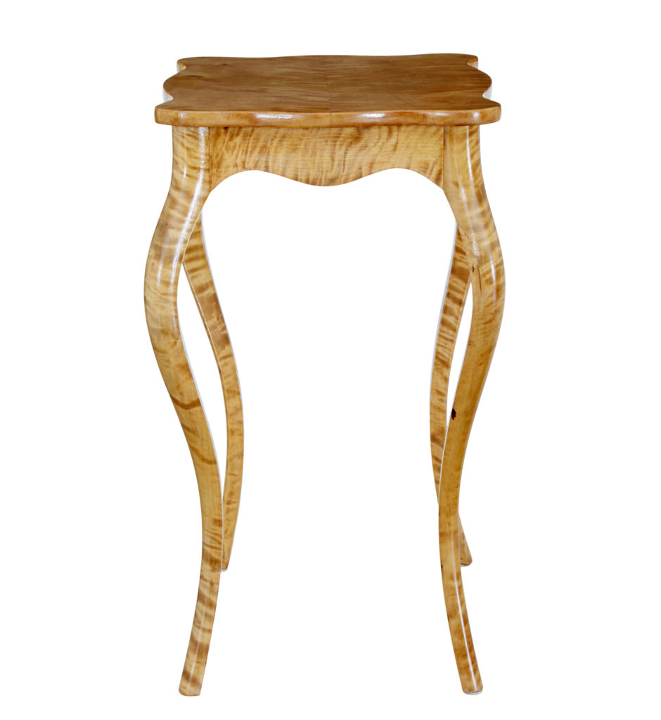 19th Century Shaped Birch Occasional Table — image 4