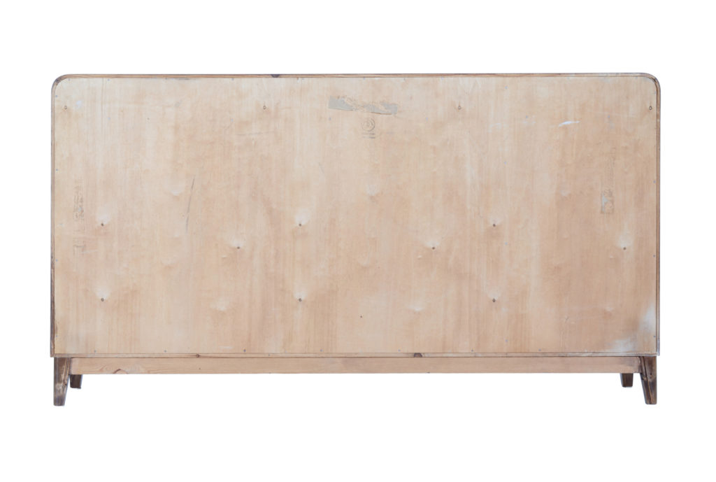 Scandinavian Mid 20th Century Walnut Low Open Bookcase by Bodafors — image 5