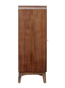 Scandinavian Mid 20th Century Walnut Low Open Bookcase by Bodafors — thumbnail 6