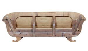 Early 20th Century Empire Revival Birch Sofa — thumbnail 6
