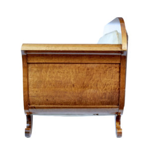 Early 20th Century Empire Revival Birch Sofa — thumbnail 5