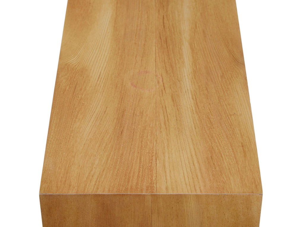 Swedish Mid 20th Century Elm Low Open Bookcase — image 2