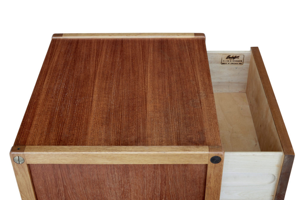 Matched Pair of Mid 20th Century Scandinavian Chests by Bodafors — image 3