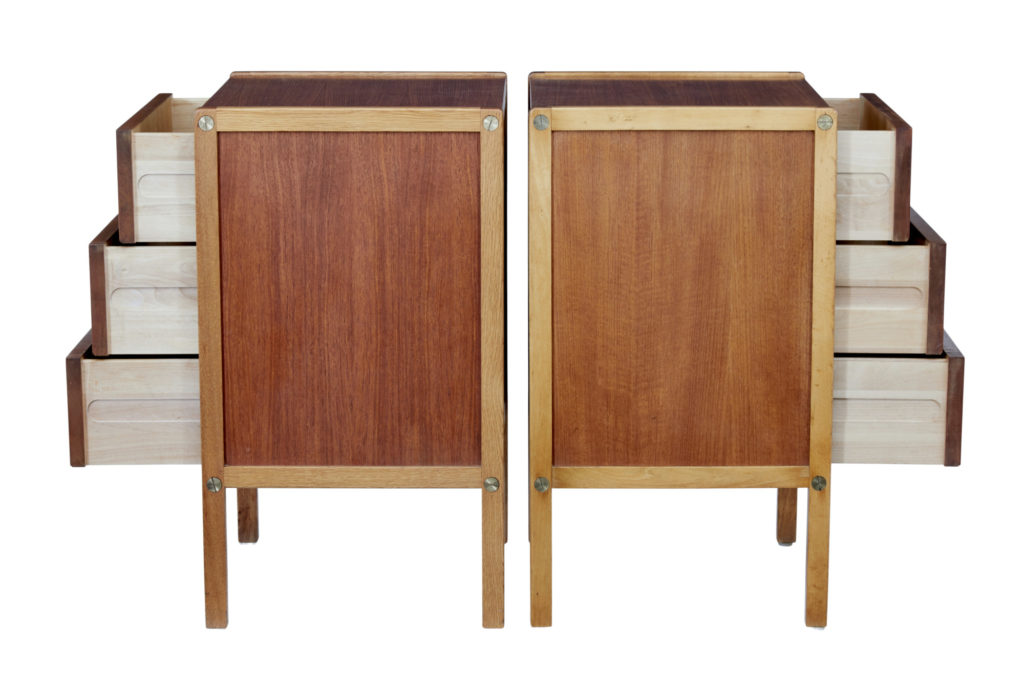 Matched Pair of Mid 20th Century Scandinavian Chests by Bodafors — image 6