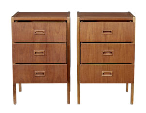 Matched Pair of Mid 20th Century Scandinavian Chests by Bodafors — thumbnail 7
