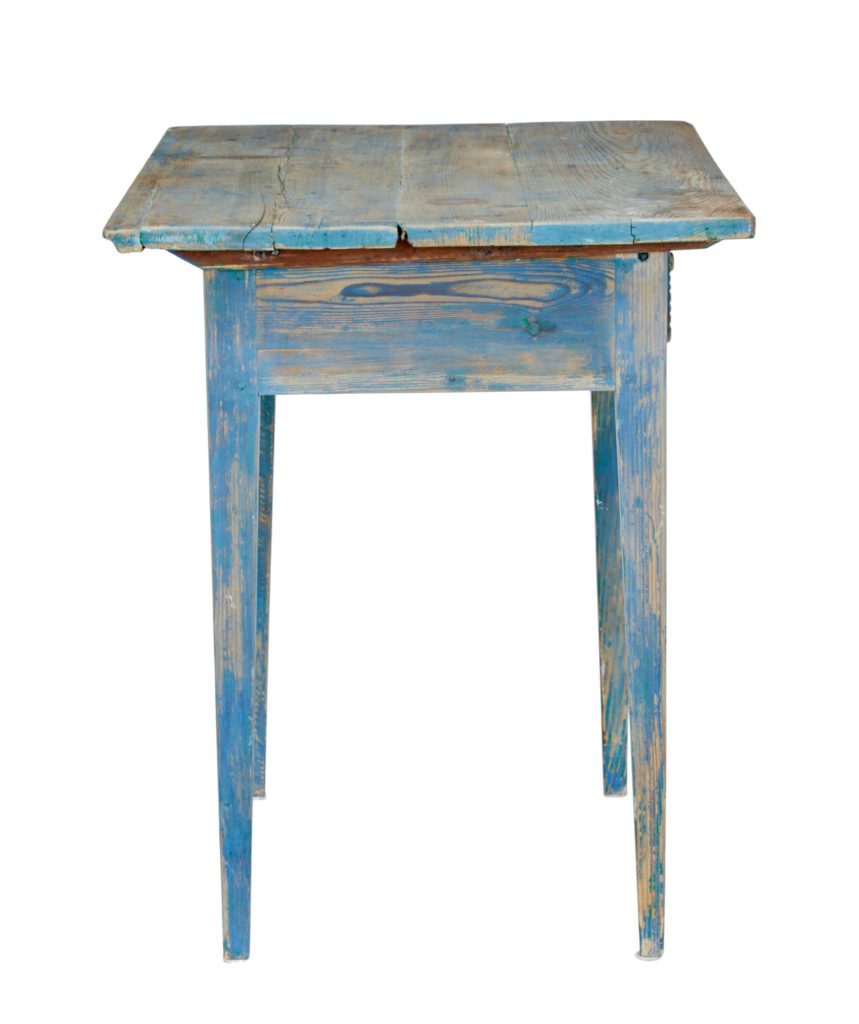 19th Century Scandinavian Painted Side Table — image 4