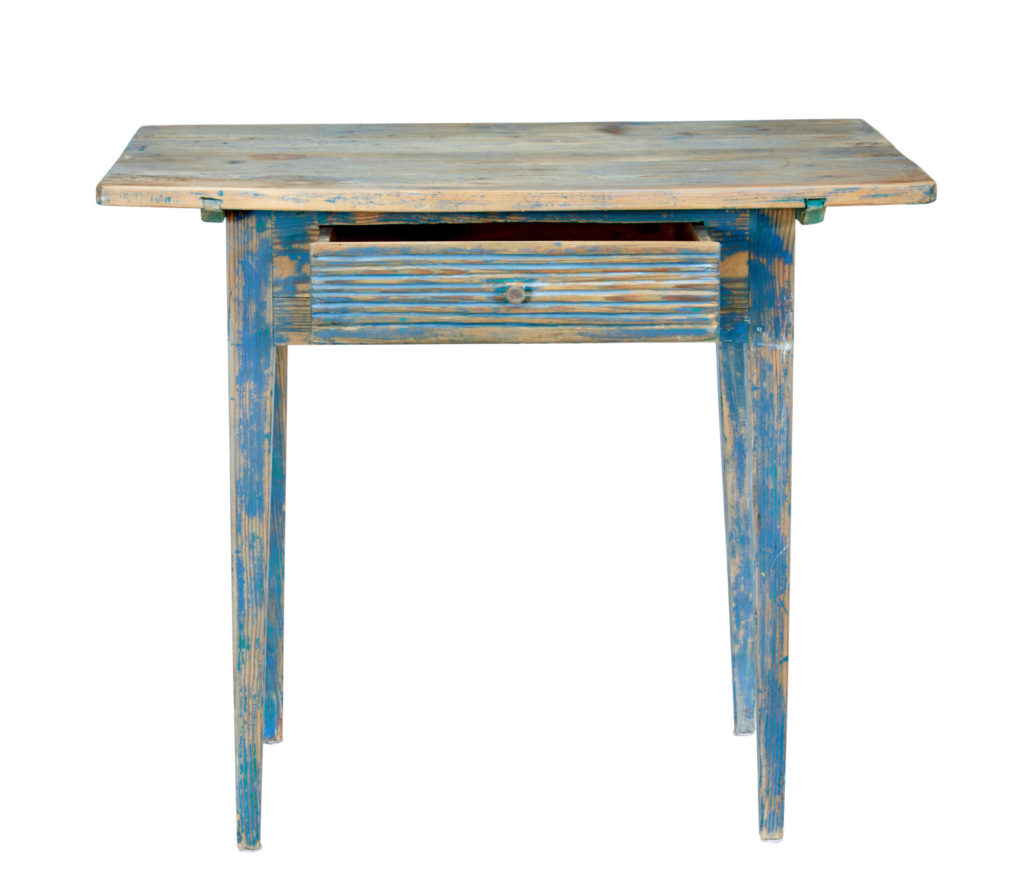 19th Century Scandinavian Painted Side Table — image 7