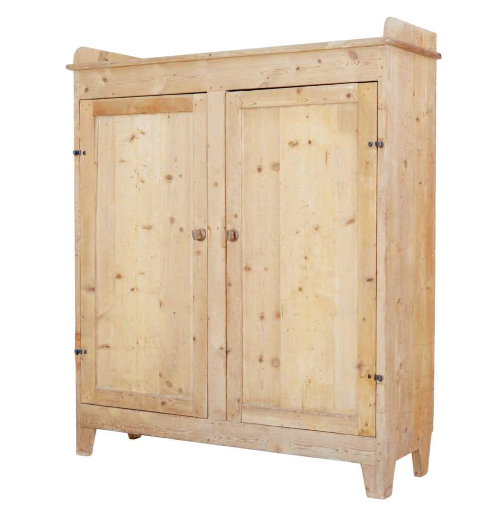 SWEDISH 19TH CENTURY PINE KITCHEN CUPBOARD