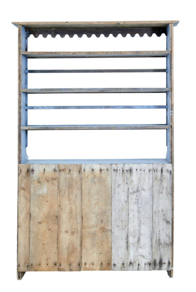 Early 19th Century Swedish Painted Dresser and Rack — image 7