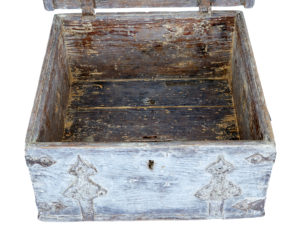 Swedish 18th Century Painted Pine Box — thumbnail 3