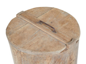 Mid 18th Century Swedish Pine Trunk Flour Bin — thumbnail 4