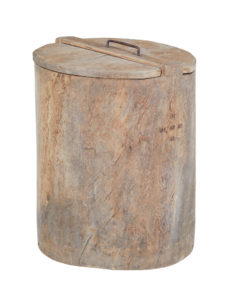 Mid 18th Century Swedish Pine Trunk Flour Bin — thumbnail 5