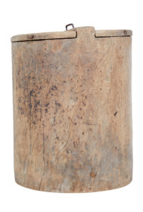 Mid 18th Century Swedish Pine Trunk Flour Bin — thumbnail 7