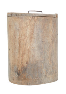 Mid 18th Century Swedish Pine Trunk Flour Bin — thumbnail 8