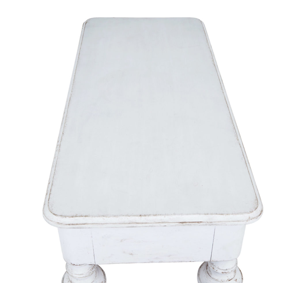 Fine Pair of 19th Century Swedish Painted Pine Console Tables — image 5