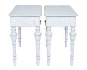 Fine Pair of 19th Century Swedish Painted Pine Console Tables — thumbnail 7