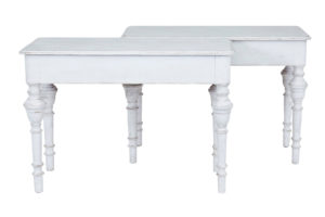 Fine Pair of 19th Century Swedish Painted Pine Console Tables — thumbnail 6