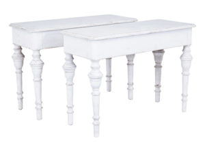 Fine Pair of 19th Century Swedish Painted Pine Console Tables — thumbnail 1