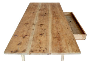 Mid 19th Century Swedish Painted Pine Kitchen Table — thumbnail 3