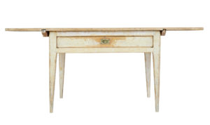 Mid 19th Century Swedish Painted Pine Kitchen Table — thumbnail 8