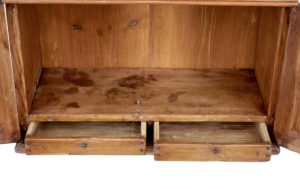 19th Century Small Swedish Pine Wall Cabinet — thumbnail 2