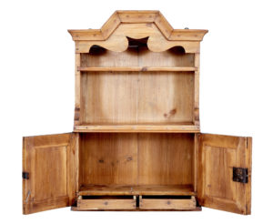 19th Century Small Swedish Pine Wall Cabinet — thumbnail 8