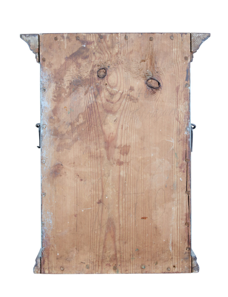 Decorative Small 19th Century Swedish Pine Wall Cupboard — image 3